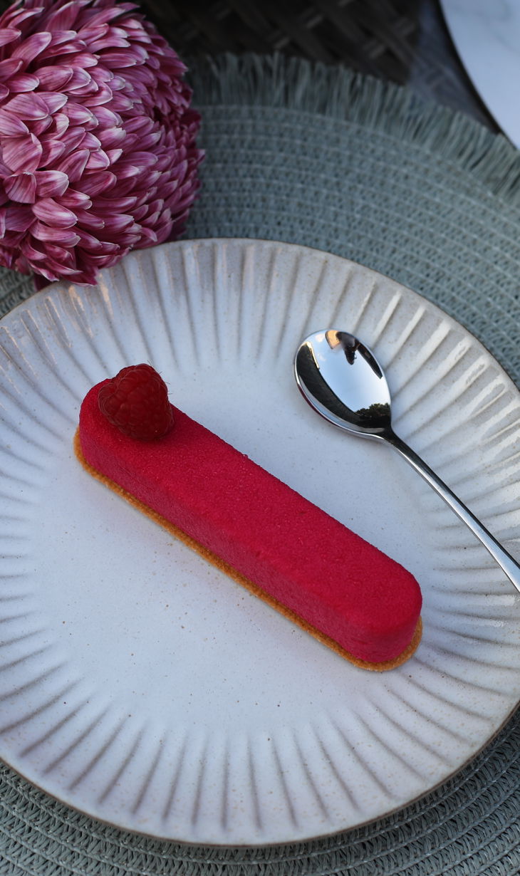 3. Raspberry & white chocolate mousse.JPG